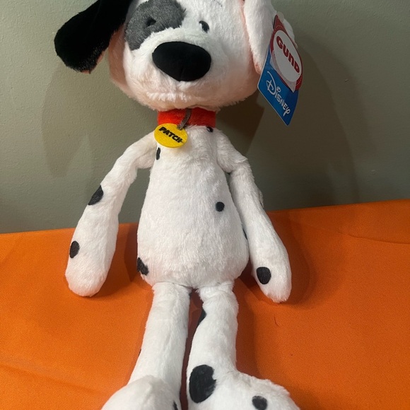 Gund Dalmatian Stuffed Animal White and Black Plush Toy Patches - Picture 1 of 14